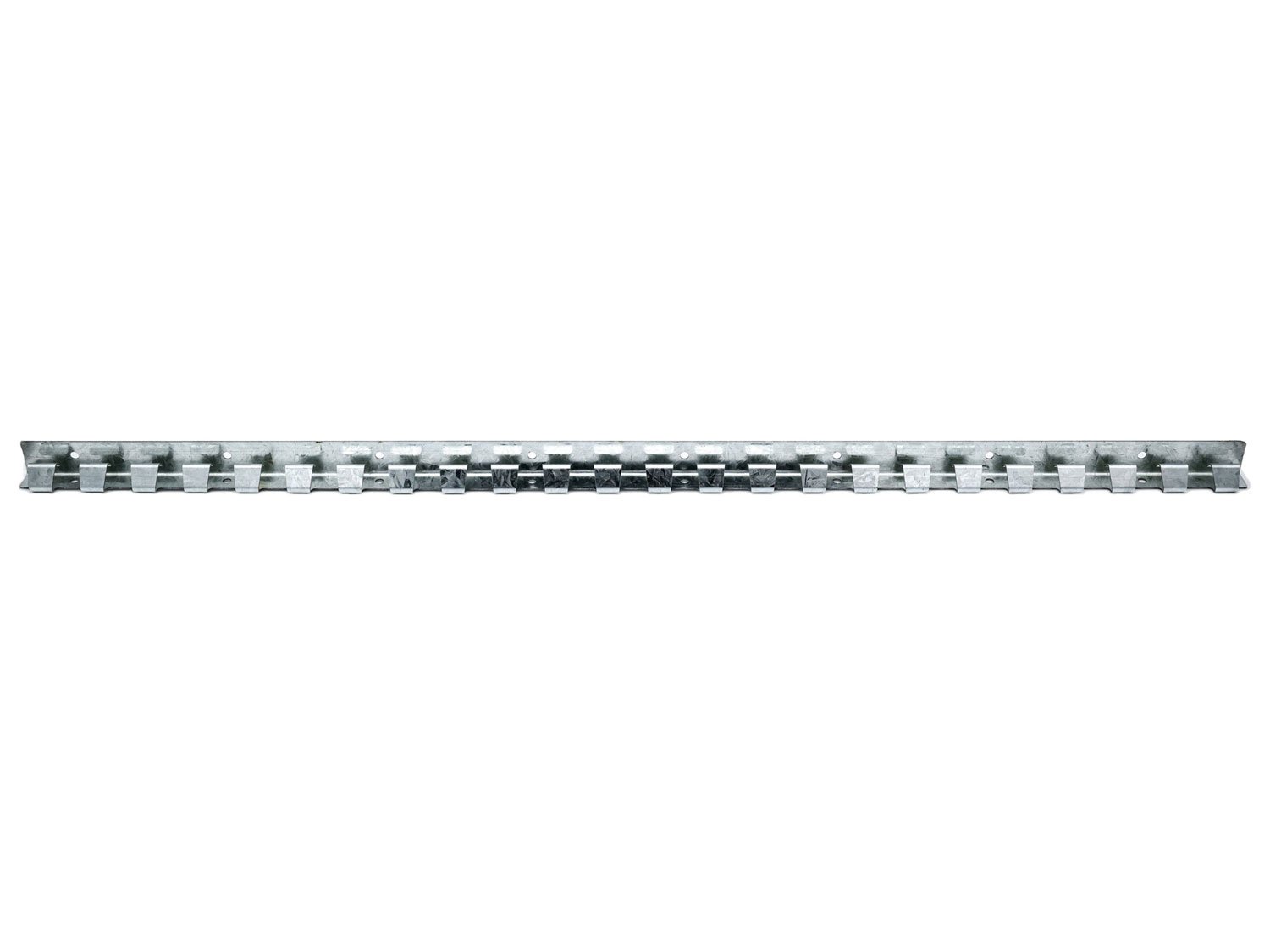Hook rail 985 mm with leg, galvanised