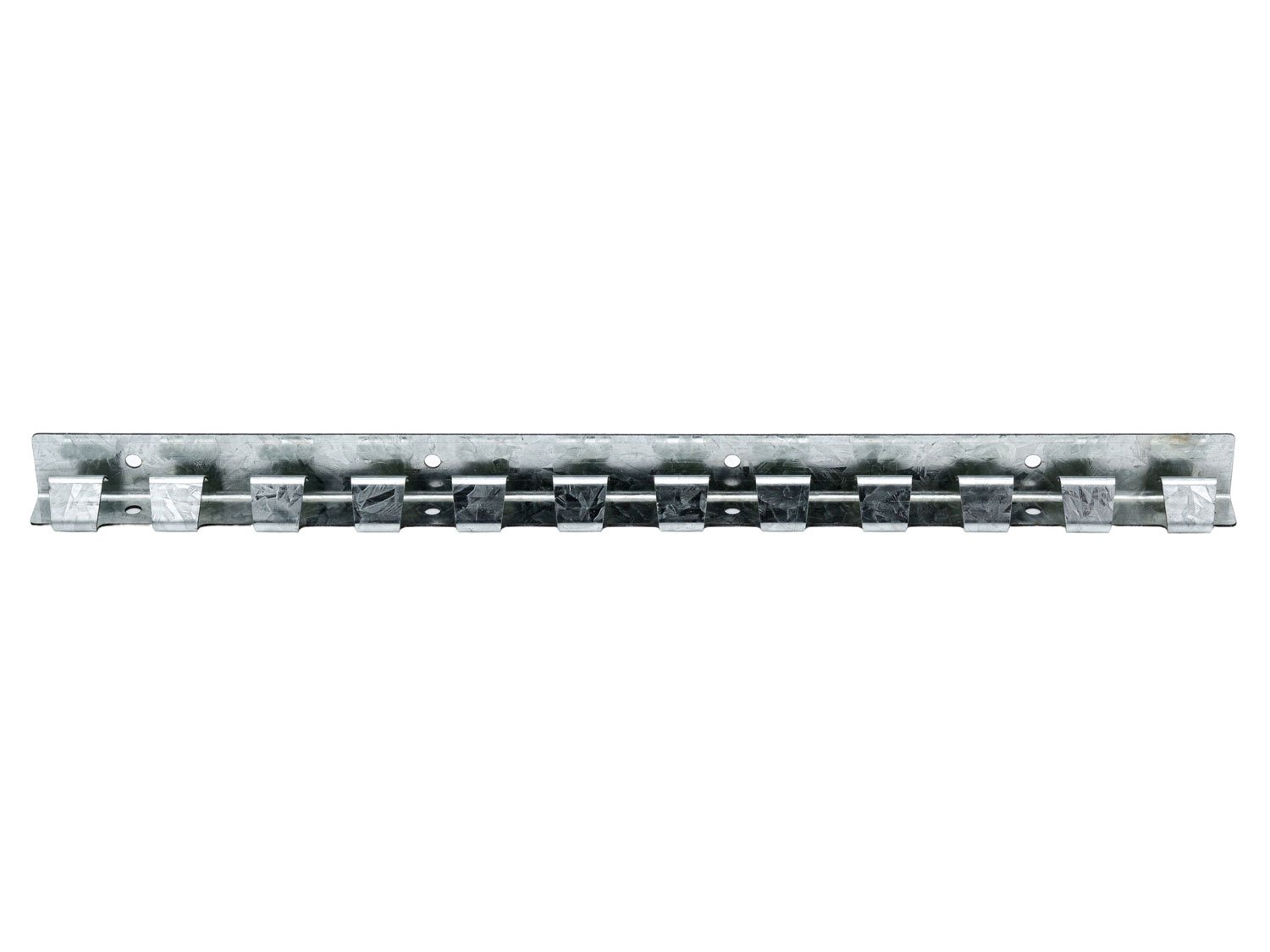 Hook rail 492 mm with leg, galvanised